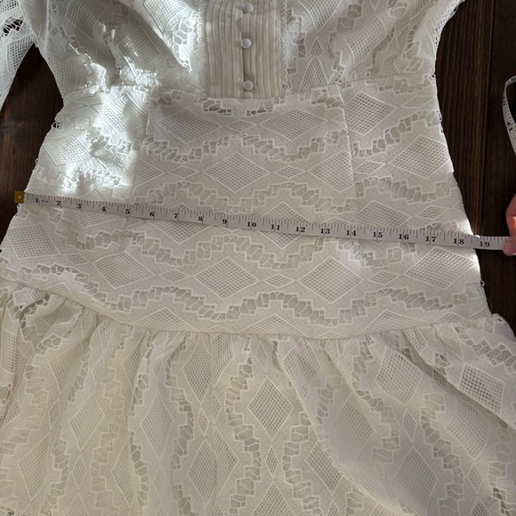 Bardot Remy Lace Mini Dress Ivory size 8, NWT Bridal Shower Engagement Party - Picture 13 of 15